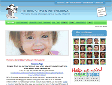 Tablet Screenshot of childrenshaven.org